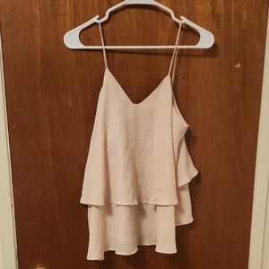Mossimo Supply Co. Pink Layered Camisole